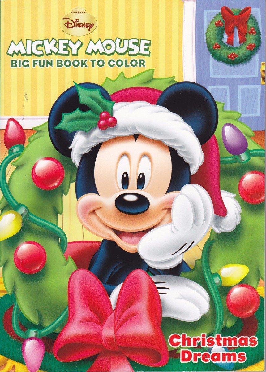Merry Christmas Mickey Mouse Coloring Pages