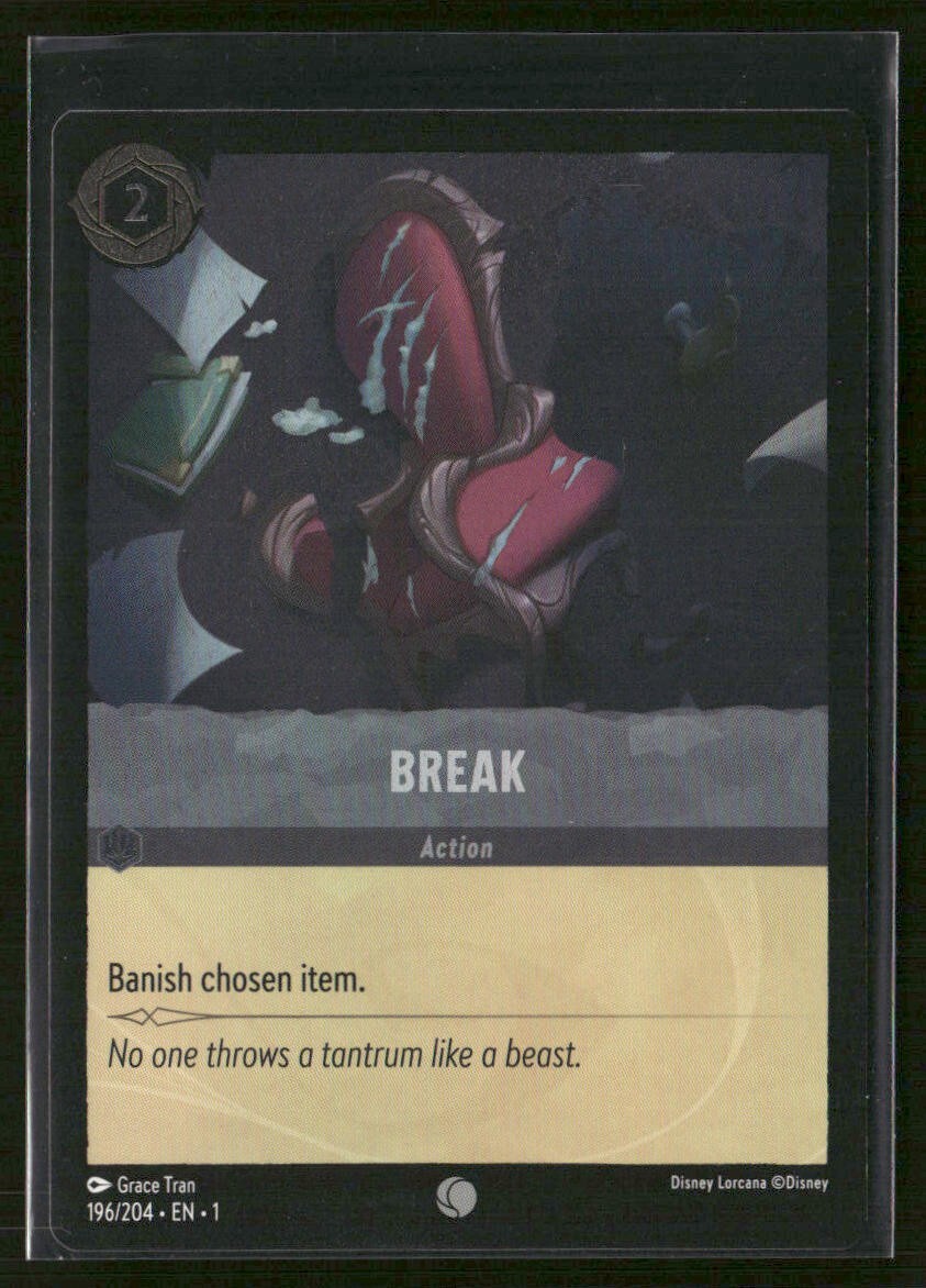 2023 Disney Lorcana The First Chapter Cold Foil Break #196/204