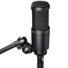 Image of Audio Technica AT-2020 Cardioid Condenser Microphone for Studio - AT2020 XLR
