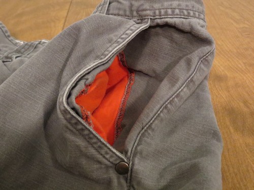 Vintage Op Men's Cargo Shorts Grey 30 Frayed Hem Skate Board Surf Sun Beach - Picture 10 of 15
