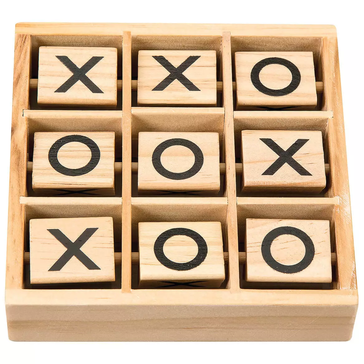 Tic Tac Toe Board Game ,Tic Tac Toe Family Game, Classic Board Game,  Classical Family Board Game,Children's Tic Tac Toe Game, Early Learning  Puzzle Interactive Toys,15 X 15 cm 