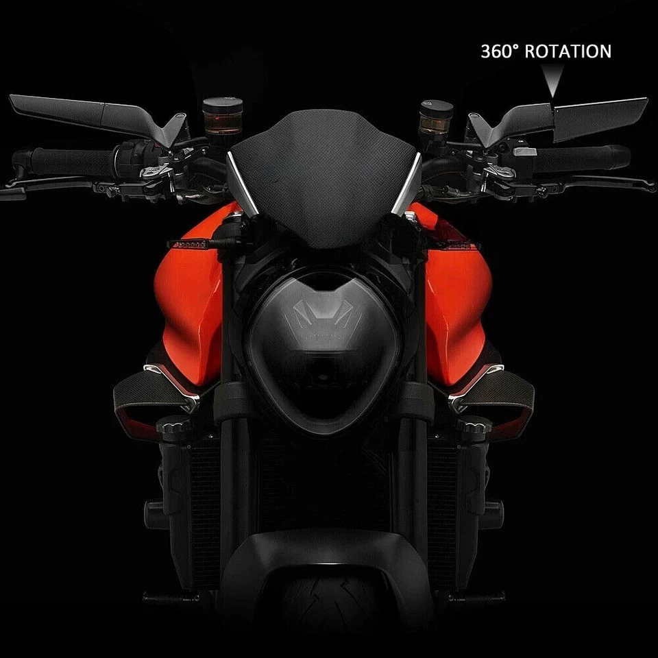 Espejos retrovisores laterales para Ducati Monster 937 SP/937 Plus/821/821 ABS/1200 S/2023 Foto 3 de 4