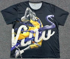 NBA Basketball Los Angeles Lakers Kobe Bryant Tee Shirt Top XL Black
