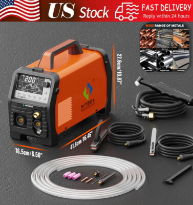 Hitbox Cold TIG Welding Machine TIG200PRO Pulse / HF TIG Spot TIG/ARC/MMA Welder