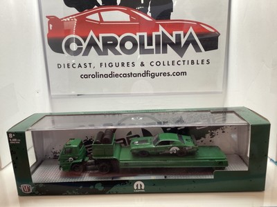M2 MACHINES AUTO HAULERS MOPAR 66 DODGE L600 & 71 DODGE CHARGER CUSTOM R51 M2M13