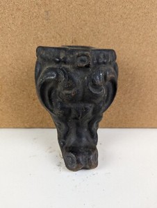 Ornate Antique Cast Iron Foot Tub Stove Foot Leg 