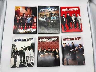 Lot Of 6 Entourage DVD Seasons - 6 Complete Box Sets Season 1 2 4 5 6 7
