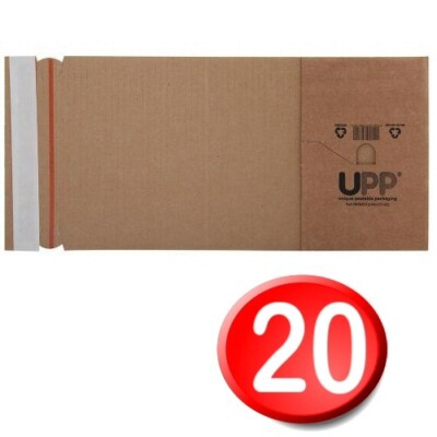 Buchverpackung Karton Versandtasche Postbriefkasten Karton klein 145 x 127 x 50 mm