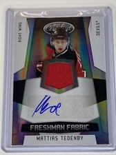 10-11 Panini Certified Hockey MattiasTedenby Red Freshman Fabric Auto RC /499