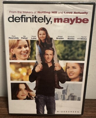 Definitely, Maybe (DVD, 2008, WideScreen) NEW Ryan Reynolds Rachel
