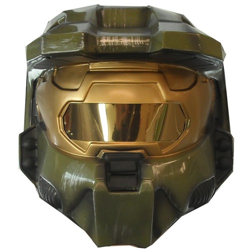 Halo Master Chief 2 Piezas Casco Máscara Disfraz Video Juego Juguete Verde  Adulto | eBay