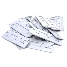 Lot of 25 Wago 282-308 End & Intermediate Plate For Terminal Blocks, 2.5mm Thick