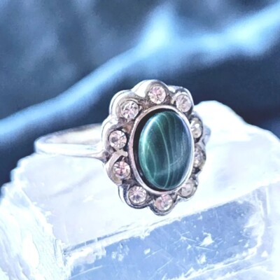 Bague Fantaisie Vintage En Métal - Taille 53 (Occasion)