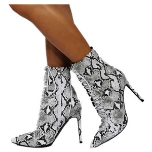 plus size snakeskin boots