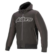 Alpinestars Rhod Windstopper Motorcycle Hooded Textile Jacket Melange / Black