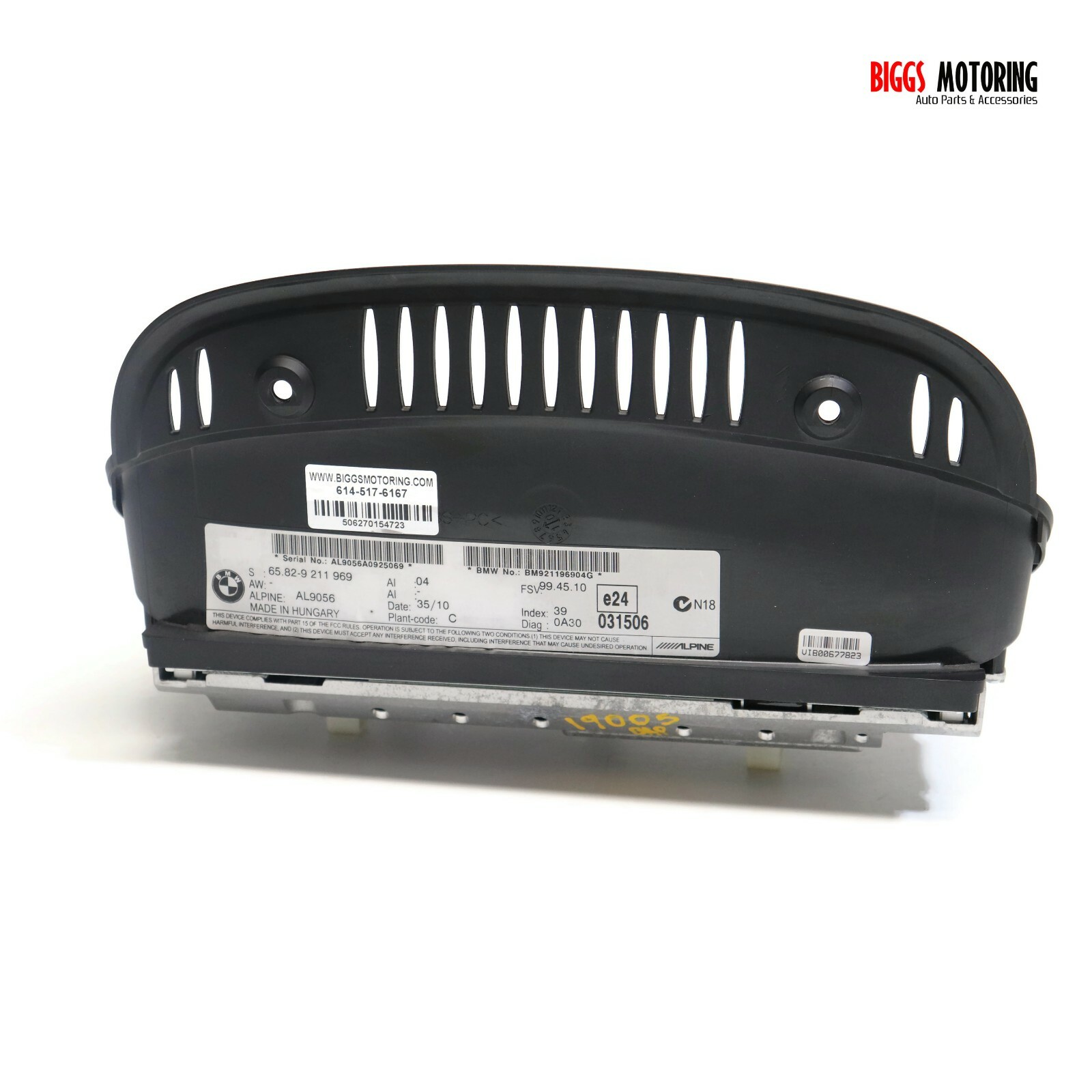 20102013 BMW 328I E92 Navigation Information Display Screen 65.829