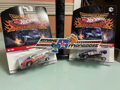FULL-OF FIRE! (2) DEMONS OF THE DRAG STRIP "MONGOOSE & SNAKE" F/C W/DECAL