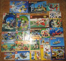 20 Vintage LEGO ASSEMBLY MANUALS LOT 1996 to 2003 Booklets 8Sh