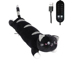 USB Heated Pad for Cramps & Back Relief, Portable Plush Heating Pillow