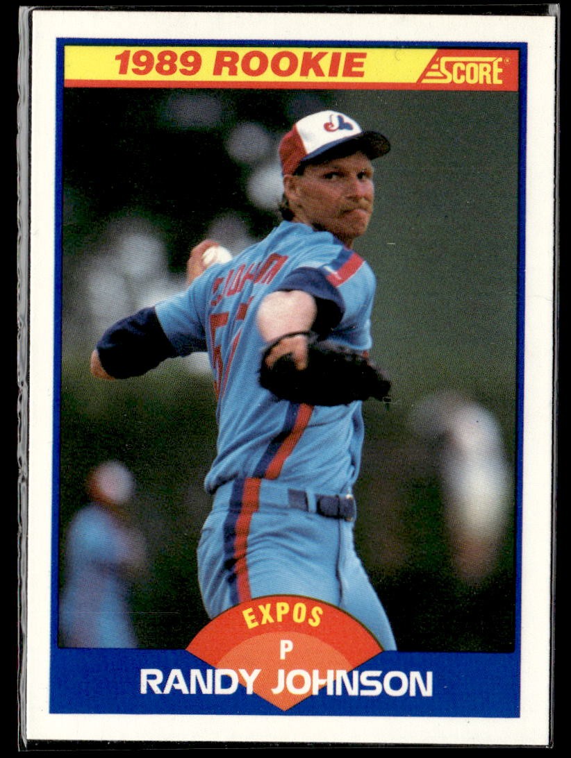 1989 Score Randy Johnson #645  HOF Rookie Card RC