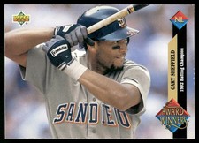 Gary Sheffield 1993 Upper Deck San Diego Padres #494 Excellent