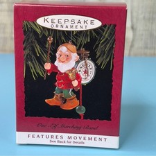 Hallmark Keepsake Ornament One Elf Marching Band Handcrafted  Brass Dated 1993