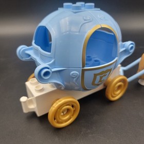 DUPLO 6153 CINDERELLA CARRIAGE 100% Complete  Figure w/Skirt Animals LEGO