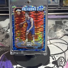 2024-25 Topps Chrome - Nikola Topic #119 Blue Sonar Refractor /125 (RC)