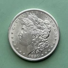 1881 S $1 Morgan Silver Dollar AU