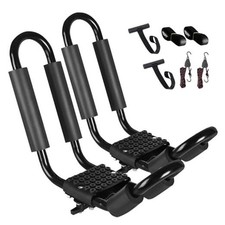 Heavy Duty Kayak Roof Rack, 1 Pair J-Bar Kayak Rack with 2 Upgraded-1Pair