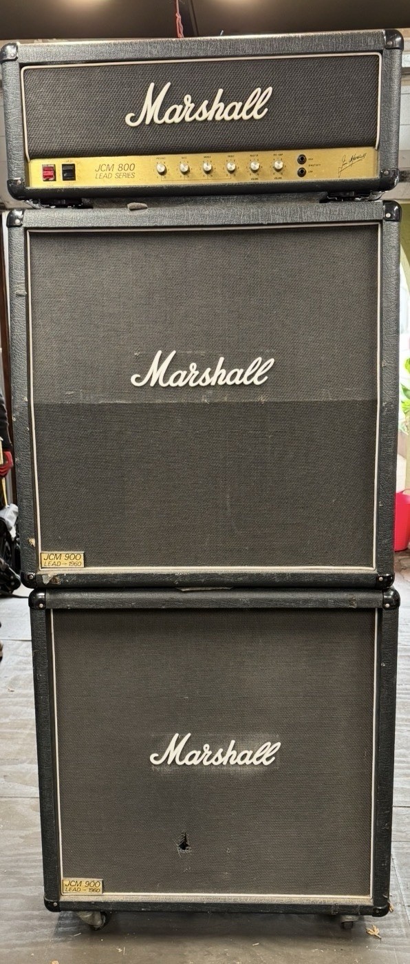 Marshall JCM 800 Head JCM 900 Lead 1960 Stack Vacuum Tube 100W Guitar Amplifier