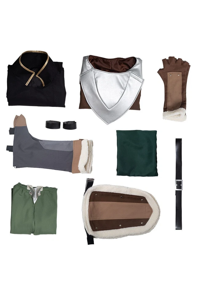 Héroe Naofumi Iwatani Disfraz Disfraz Halloween Verde Uniforme Capa Capa Conjunto Completo Foto 3 de 4