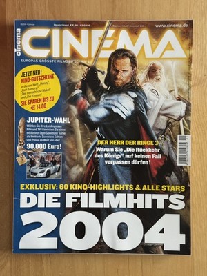 Cinema 1/04 Januar 2004 +8 Filmplakatkarten Filmzeitschrift Kinomagazin Heft