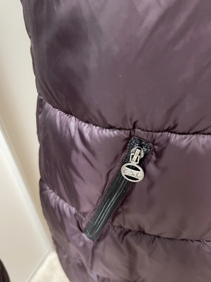 C & A  lange Steppjacke - Trendfarbe Beere - innen Camouflage - L 40 42 - TOP ! - Bild 4 von 4