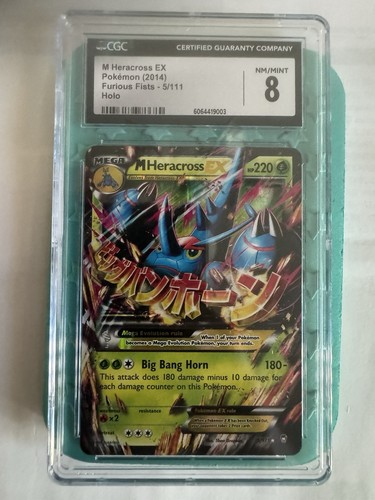M Heracross-EX graded CGC 8 for sale on eBay