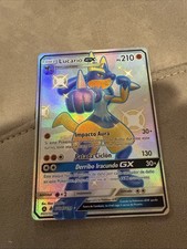 Pokémon TCG Lucario GX Hidden Fates Holo Full Art Ultra Rare Card SV64/SV94 on eBay