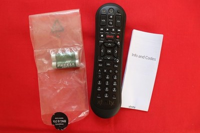 NEW XFINITY COMCAST XR2 REMOTE CONTROL WITH BATTERIES & MANUAL