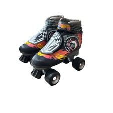 Vintage 1998 Hot Wheels Roller Skates Sz 2 - Flames - Mattel