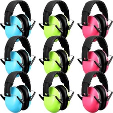 9 Pack Ear Protection Earmuffs 29db Noise Canceling Adjustable Ear Muffs Nois...