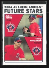 2004 Topps #331 2004 Angels Future Stars (Bobby Jenks / Casey Kotchman)