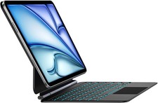 Keyboard Case for iPad Air 11 inch M3 2025 / M2 2024 , Slim Magic Keyboard with