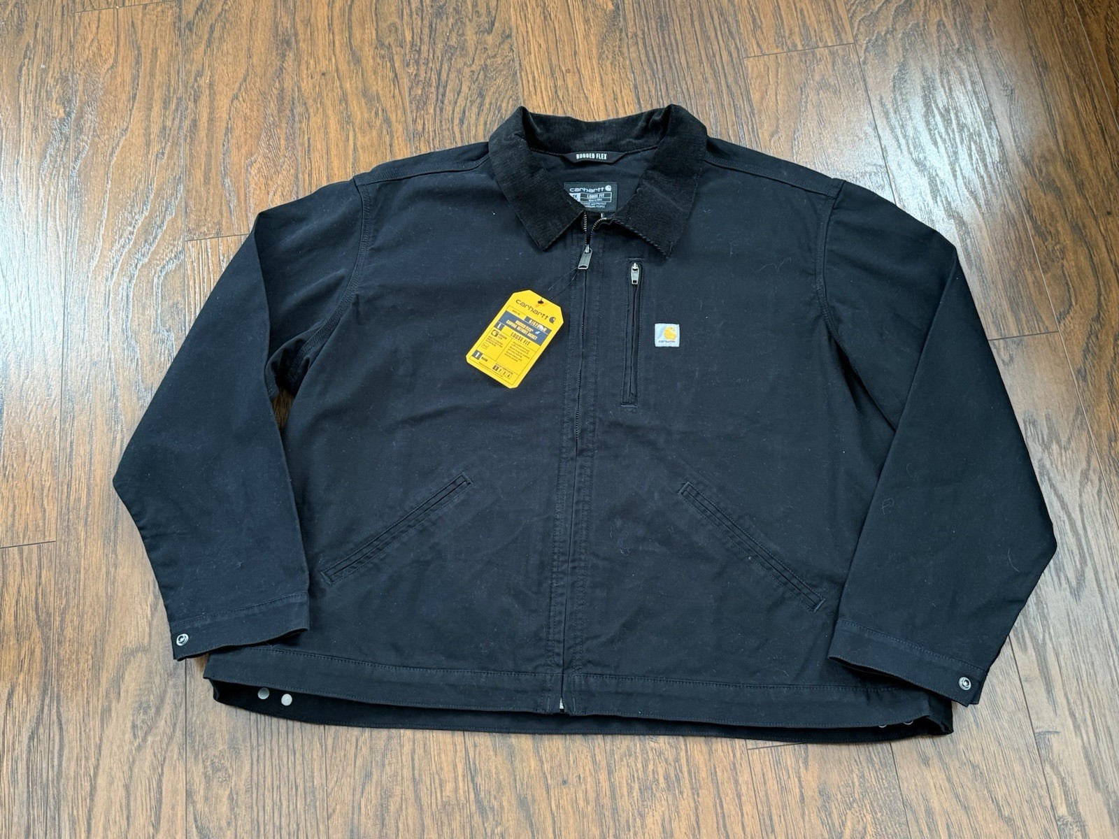 NWT Carhartt Women's Rugged Flex Loose Fit Canvas Detroit Jacket Size 2X thumbnail 2