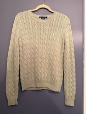 Polo Ralph Lauren Sweater Cable Knit sea green