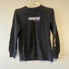 Primitive x Dragon Ball Z Mecha Frieza Long Sleeve Shirt Top Big Anime, Size S