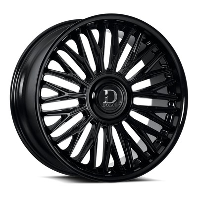 Dolce Lusso Gloss Black Wheel 22x9.5 +18et Luxury Performance Rim Blank