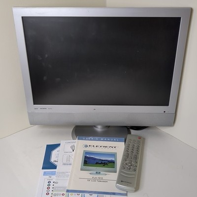 Element FLX-1910 19  LCD HDTV HDMI Composite VGA Retro Gaming Monitor w/ Remote