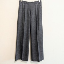 Moschino Cheap And Chic Size 8 Pleated Plaid Wool Blend Dress Slacks Pants Italy