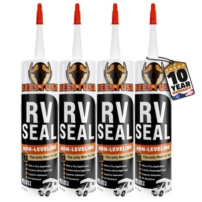 BEEST RV Roof Sealant NonLeveling Lap Sealant for Roof & Windows Pack 4