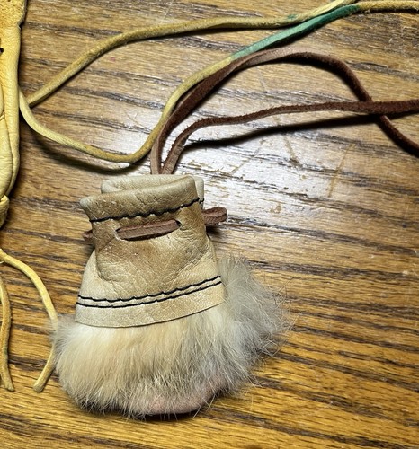 Lot of 3 Native American Medicine Bags Pouch Vintage 1960’s - Picture 9 of 9