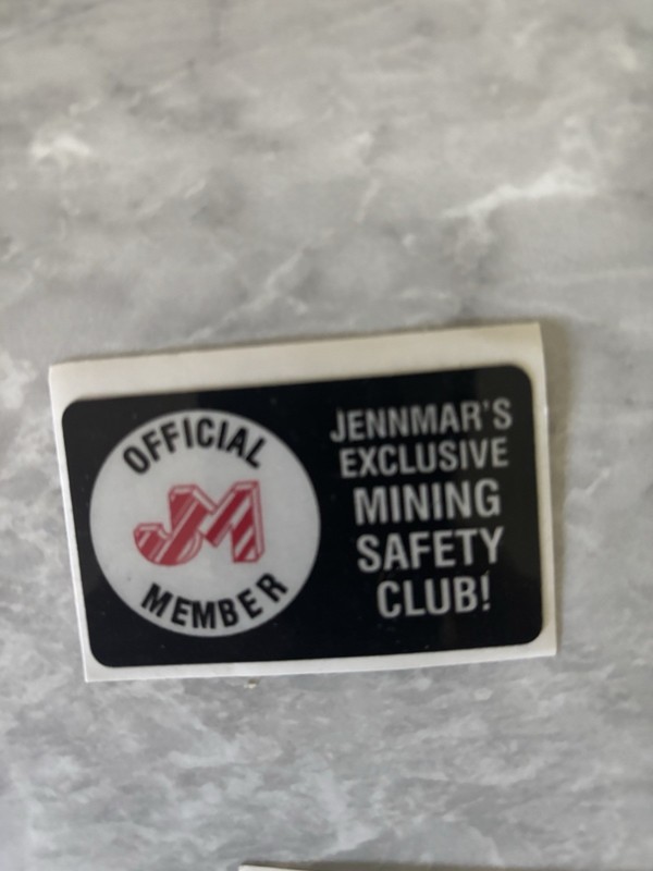 Coal Mining Sticker Nice Jennmar  Sticker Bk